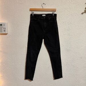 LOFT Black Skinny Jeans Women’s Size 10 / 30 Stretch Denim Mid Rise
